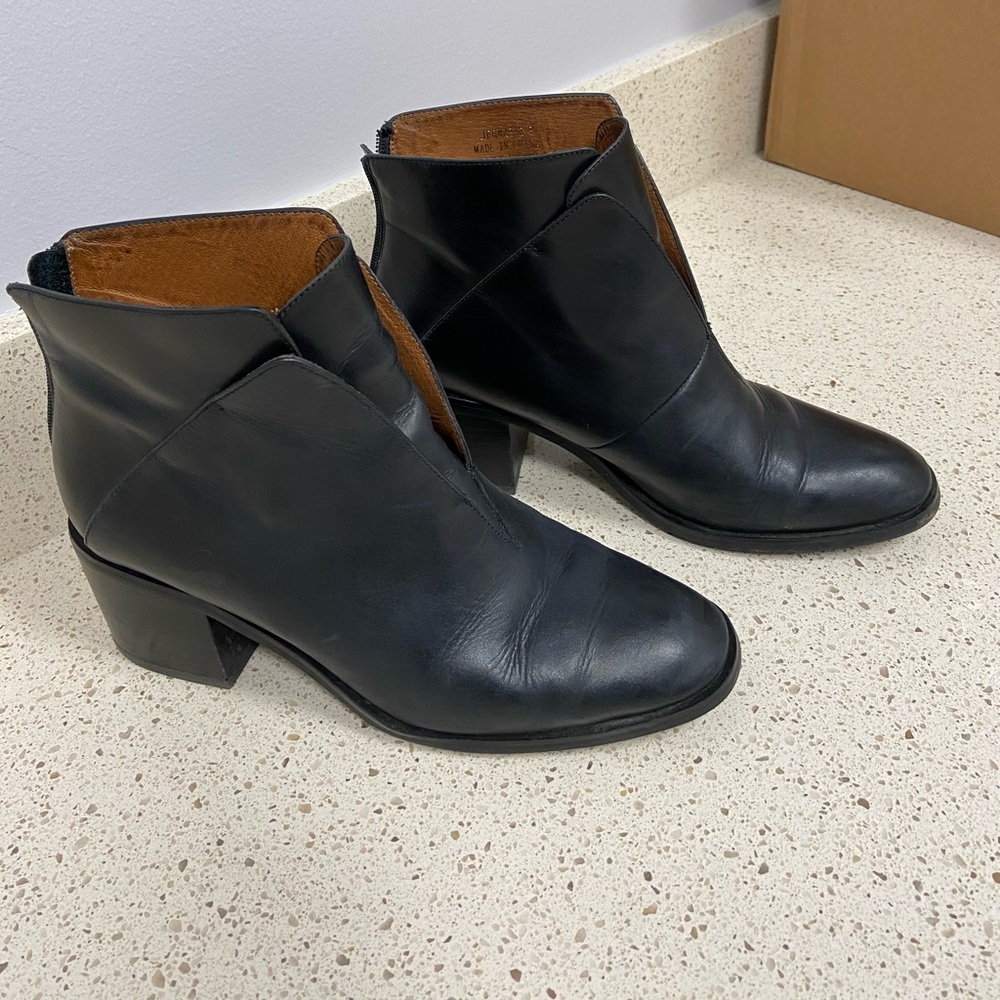 Jeffree Campbell Black Jermaine Ankle Boot - 8